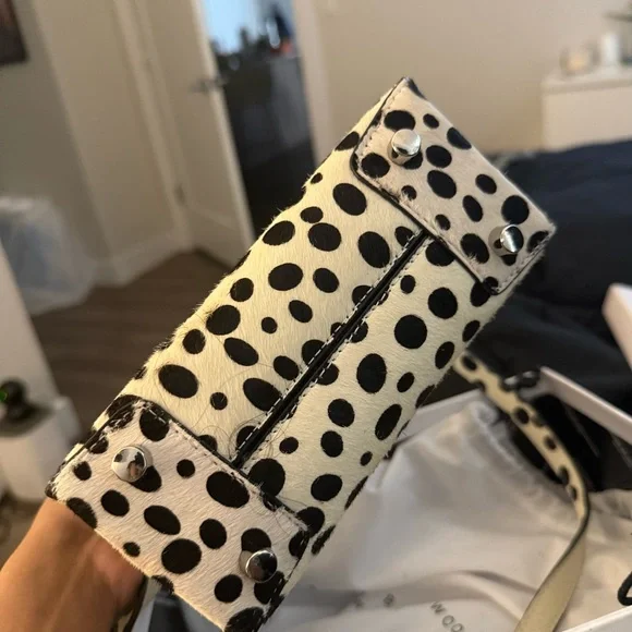 Brandon Blackwood Kuei Bag Dalmatian Print Bag - Picture 3 of 6